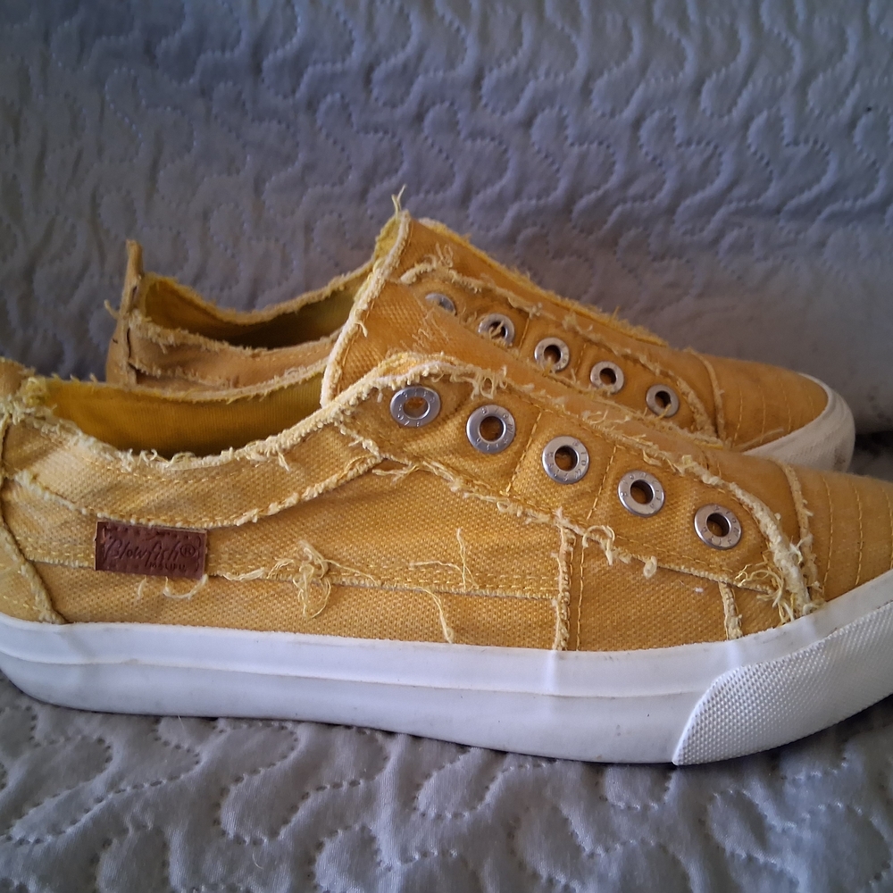 Blowfish Yellow Canvas Sneakers